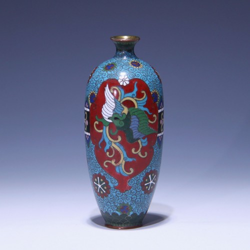 Vaso cloisonné drago fenice - drago,