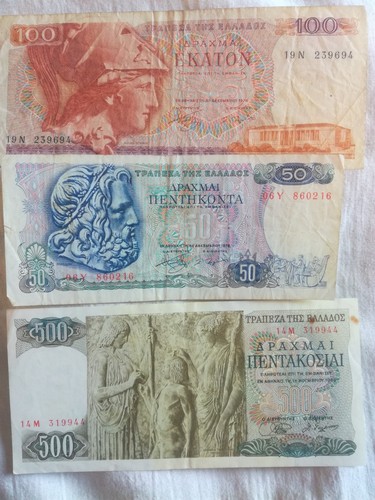 Lotto banconote 100 500 - 50,, 100,