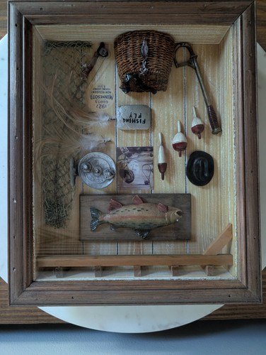 Scatola ombra pesca vintage - ombra,