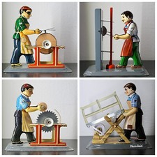 LOTTO 4x Giocattolo in latta Wilesco