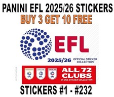 COLLEZIONE ADESIVI PANINI EFL