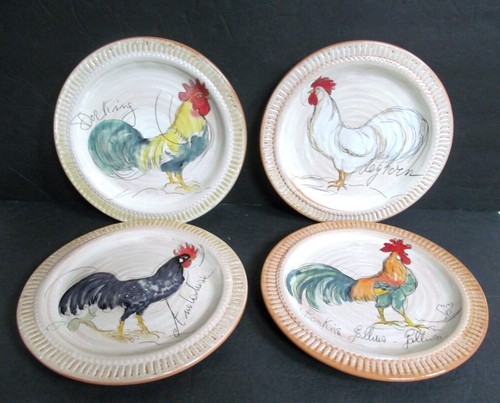 Set piatti gallo fienile - set, 4