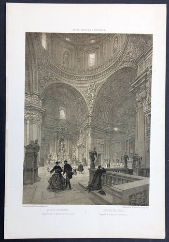 Stampa antica benoist 1870 - benoist,