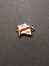 Pins Pin Badge Spilla bandiera AMD RP bianco/rosso