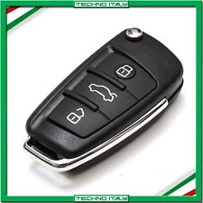 ✅ COVER GUSCIO CHIAVE TELECOMANDO PER AUDI A3 A4 A6 TT Q7 S6 3 TASTI AUDI-10 ✅