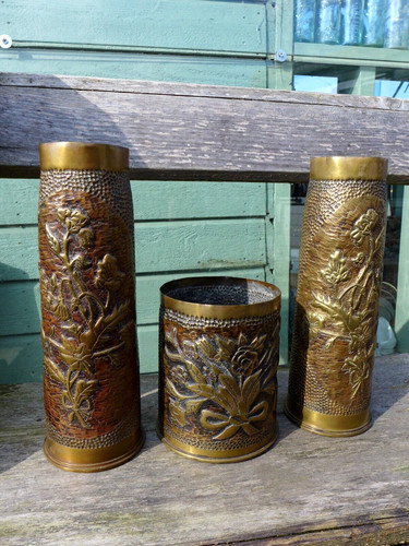 Ww1 set trench - ww1, vase