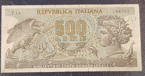 Banconota 500 lire - banconota,