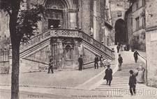Perugia door and balustrade - door,