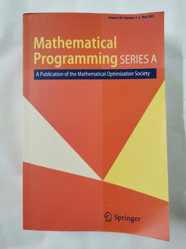 Mathematical programming - mathematical,