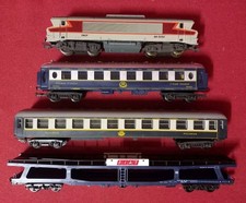 LOTTO LIMA LOCOMOTORE + CARROZZE  + BISARCA FIAT  SCALA HO