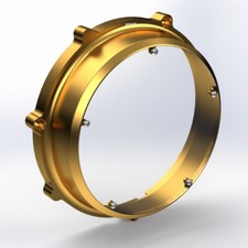 Kbike carter frizione oro per Ducati - clutch cover gold for Ducati