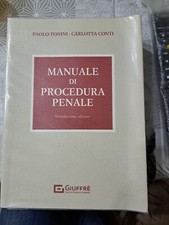 Tonini Conti Manuale di Procedura Penale ventiduesima edizione, Giuffrè