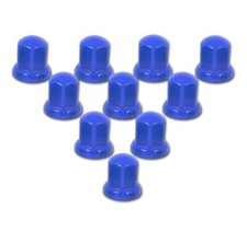 #20X Blue Plastic Nut Lids for