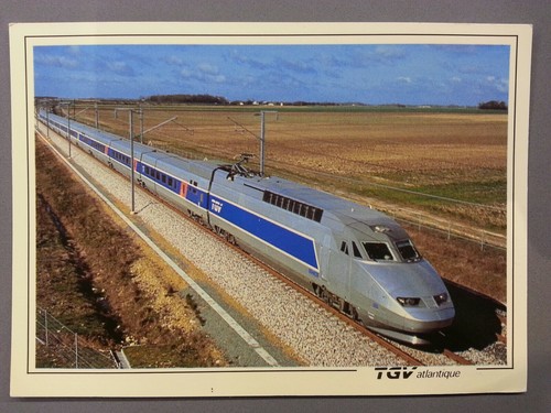 Cartolina treno tgv - cartolina,