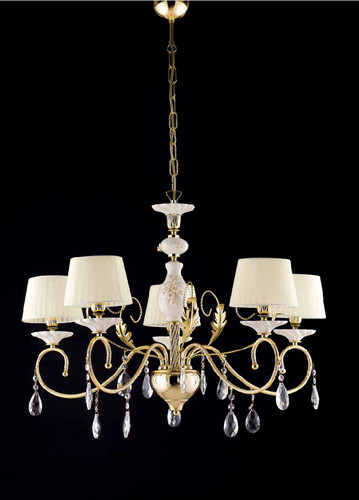 Lampadario fusione oro con - fusione,