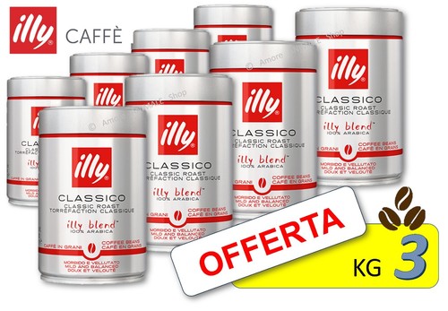 Illy caffè grani 3 - grani, kg