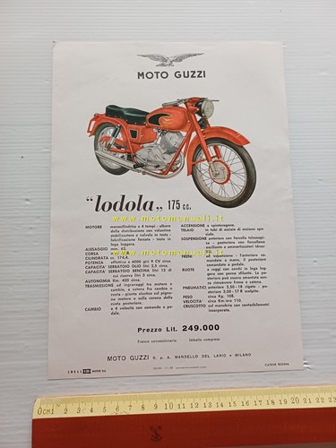 Moto guzzi lodola 175 - lodola, 1956