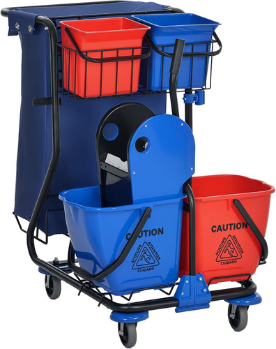 Carrello pulizie professionale - carrello,