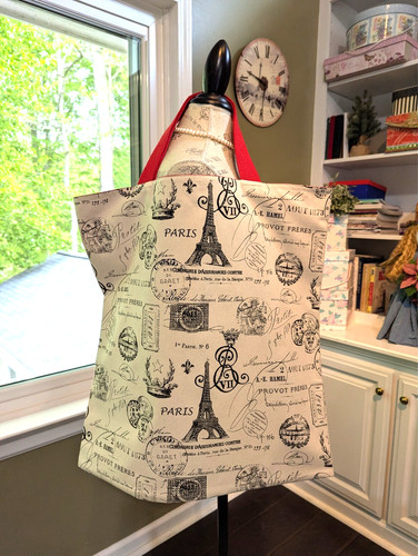 Xlg lined market - market, bag