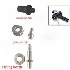 1pz Ugello di fusione settore tondo per pistola a spruzzo ad aria compressa schiuma poliurea PU