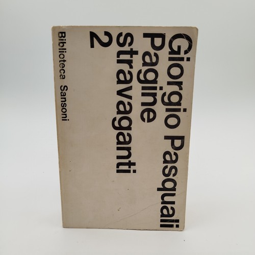 Giorgio pasquali pagine - pasquali,