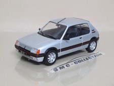 PEUGEOT 205 1.9 GTi 1988 GRiGiO SiLVER GREY WHiTEBOX 1/24 (NO RALLY EDiCOLA IXO)