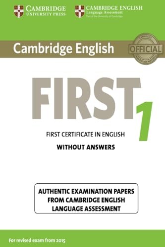 Cambridge english first for - cambridge, 1