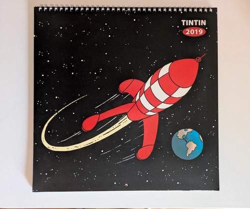 Tintin 2019 calendrier - tintin,
