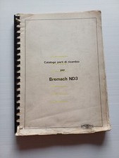 Bremach ND3 motocarro catalogo ricambi originale anni 70