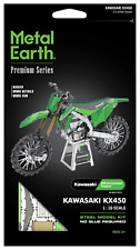 Fascinations ICONX KAWASAKI KX450 DOHC Racing Dirt Bike 3D Metal Earth Model Kit