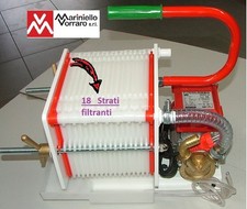 Pompa con filtro Enologico