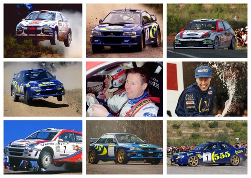 Poster auto rally colin mcrae - auto,