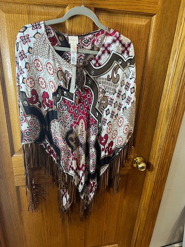 Poncho top chico - top, paisley