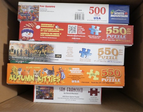 Lotto puzzle bianchi - 5,