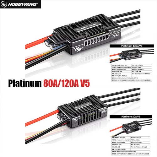 Hobbywing platinum 80a 120a - hobbywing,
