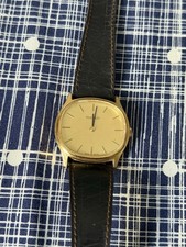 Tissot Gold Tone Brown Leather