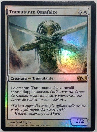 Mtg bonescythe sliver - bonescythe, italian