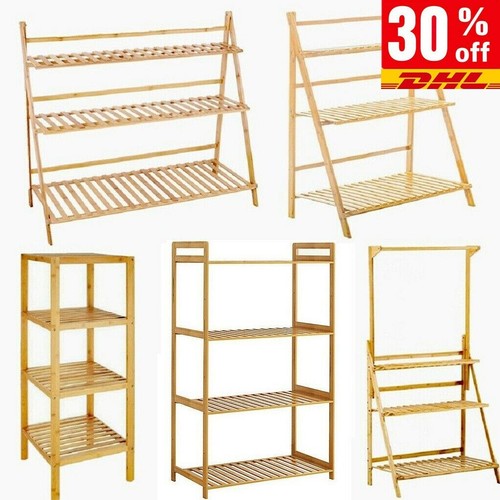 Scaffale appoggio bambù - scaffale, da