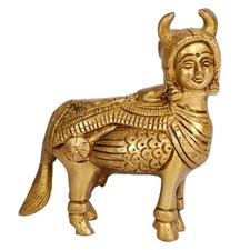 Brass Kamdhenu Cow for