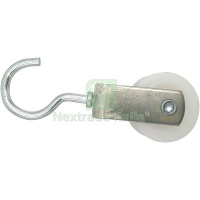 5pz carrucola nylon - carrucola, gancio
