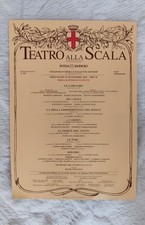 Locandina Teatro alla Scala -