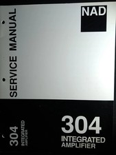 Amplificatore NAD 304 manuale di servizio originale
