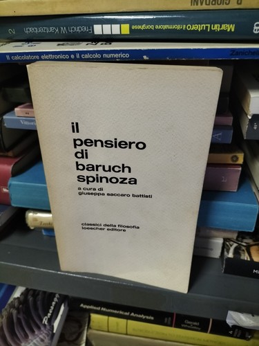 Pensiero baruch spinoza - il,