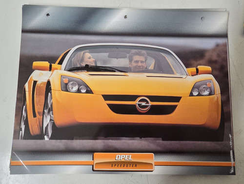 Opel speedster carte fiche - carte,