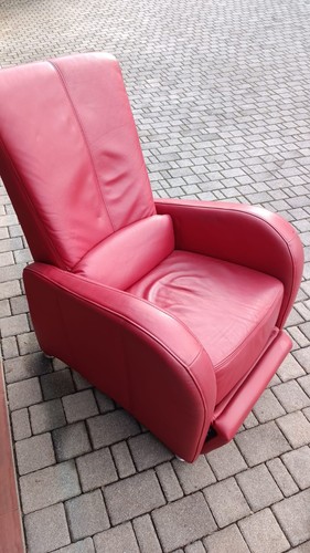 Poltrona pelle rossa - poltrona,