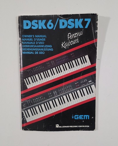 Gem dsk6 dsk7 manuale - gem,