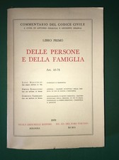 DELLE PERSONE E DELLA FAMIGLIA Art. 43-78 - Montuschi; Romagnoli; Barillaro