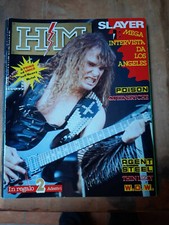 HM RIVISTA MAGAZINE HEAVY METAL HARD ROCK N 18 1987 ORIGINALE SLAYER THIN LIZZY 