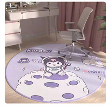 Tappeto rotondo sedia cartone