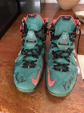 Scarpe Basket Nike Lebron 12 Bobby Ray Jones jr. worn match signed firmate Nba